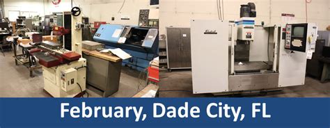 cnc machine auction florida|machine shop auctions near me.